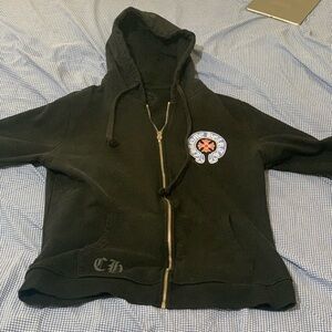 Chrome Heart Black Zip Up